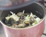 あさりとキャベツの豆乳スープ作り方3写真