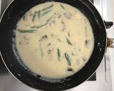 サーモンのいんげんクリームソース作り方8写真