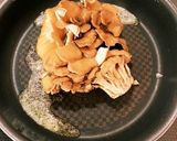 フライパン1つ材料費150円舞茸うどん作り方2写真