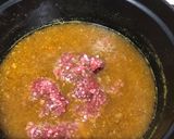 カボチャと挽肉の味噌あんかけ作り方5写真