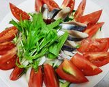 シメ鯖とポン酢でなんちゃってカルパッチョ作り方5写真