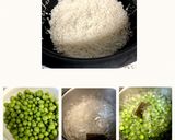 今が旬♪グリーンピース♡豆ごはん作り方1写真