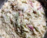 出汁をつけていただきます！和風お好み焼き作り方3写真
