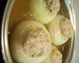とろ～り新タマの肉詰め煮作り方3写真