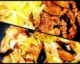 茄子とキャベツの肉味噌 炒め *☻*作り方7写真