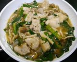 疲労回復！ニラたっぷり鶏レモン作り方5写真