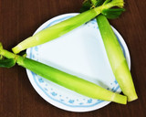 ヤングコーンの皮ごとレンジ蒸し作り方3写真