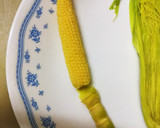 ヤングコーンの皮ごとレンジ蒸し作り方5写真