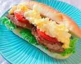 朝食に！ローストビーフと卵のサンドイッチ作り方7写真