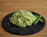 冷やご飯で作る枝豆と抹茶のチーズリゾット作り方6写真