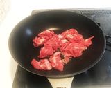 牛肉と野菜とこんにゃく炒め作り方1写真