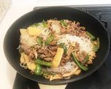 牛肉と野菜とこんにゃく炒め作り方3写真