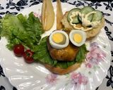 中学生ハンバーガー弁当20190614作り方7写真