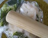 簡単!たたき胡瓜と長芋の帆立のっけつまみ作り方1写真