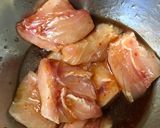 かじきとアスパラのピリ辛炒め作り方1写真