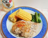 バター酢で鶏胸肉ソテー作り方6写真