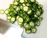 オクラの茹でない下処理作り方3写真