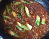 挽肉とミニトマトのコク旨味噌パスタ作り方5写真