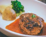 65℃ ふわふわ煮込みハンバーグ作り方25写真