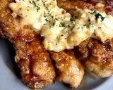 (塩麹漬け)鶏むね肉チキン南蛮フライパン作り方6写真
