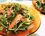 【油揚げと干しエビの香ばし水菜サラダ】作り方8写真