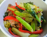 野菜たっぷりステーキ丼作り方5写真