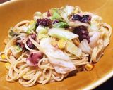タコとキャベツのペペロンチーノ作り方7写真