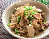 こんにゃく・ごぼうたっぷり★豚すき煮作り方8写真