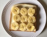 朝ごはんに5分♡バナナトースト作り方2写真