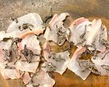 塩昆布の旨味★鯛の昆布締め風サラダ作り方1写真