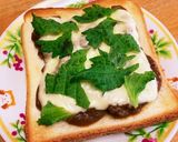 カレーチーズトースト☆青じそトッピング作り方1写真