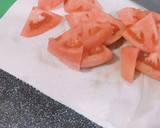とろとろ卵とトマトの炒め物作り方1写真