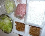 納豆レタスチャーハン作り方1写真