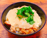とろとろ卵餡の新感覚親子丼【やきとり缶】作り方7写真