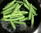さやいんげんの蒸し煮ブルーチーズ風味作り方3写真