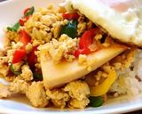 娘弁♪♪女子弁♪♪ガパオライス弁当♪♪作り方1写真