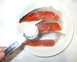 鮭の蒲焼♪簡単土用の丑の日に作り方2写真