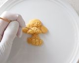 クッキー生地だけでトイプードルクッキー作り方3写真