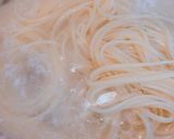 明太子のオイルパスタ！作り方3写真