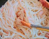 明太子のオイルパスタ！作り方7写真