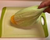 簡単皮ごとトウモロコシ作り方4写真