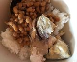 納豆とサバのまぜご飯作り方2写真