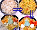 6月14日　可愛い玄米弁当　カレーおから作り方1写真