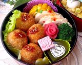 6月14日　可愛い玄米弁当　カレーおから作り方8写真