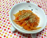 カロチン摂取♪✿にんじんの❀昆布茶和え✿作り方3写真