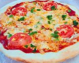 手捏ね生地✨トマトと枝豆のクリスピービザ作り方10写真