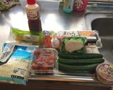 簡単!ヘルシー彩りサラダ作り方1写真