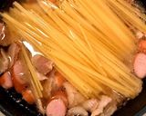 ワンポットパスタ焼きそば風作り方6写真