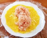 レンジで簡単！くるくるオムライス作り方5写真