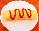 レンジで簡単！くるくるオムライス作り方7写真